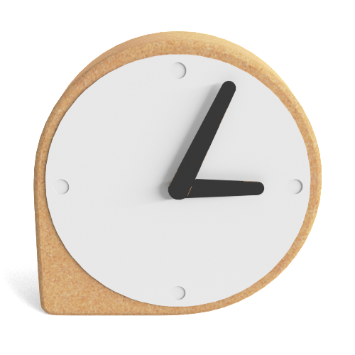 Clock Cork Watch (Natural/PUIK-CLN-10030)